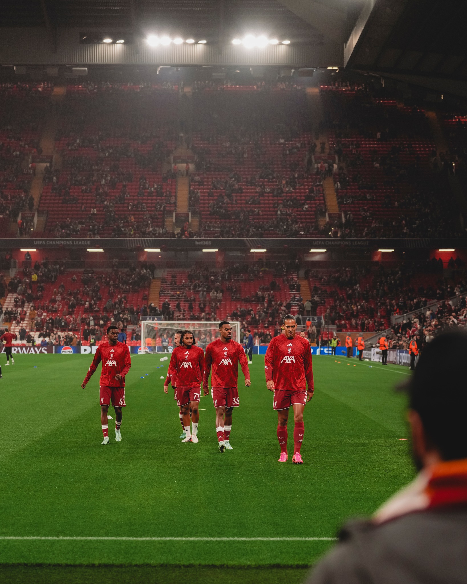 All set at Anfield 💪