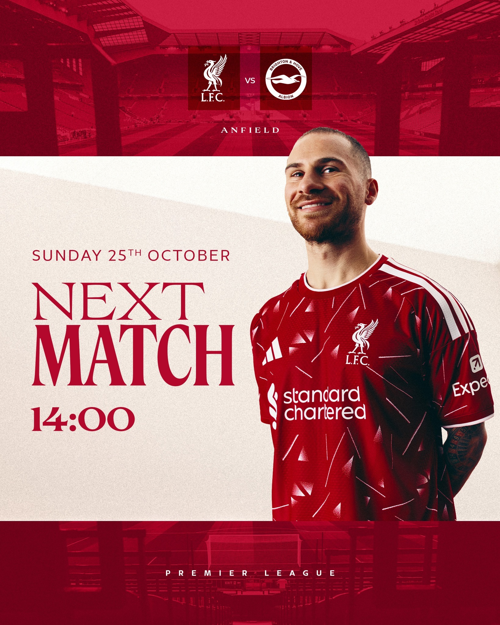 At home in the #PremierLeague this weekend 🙌