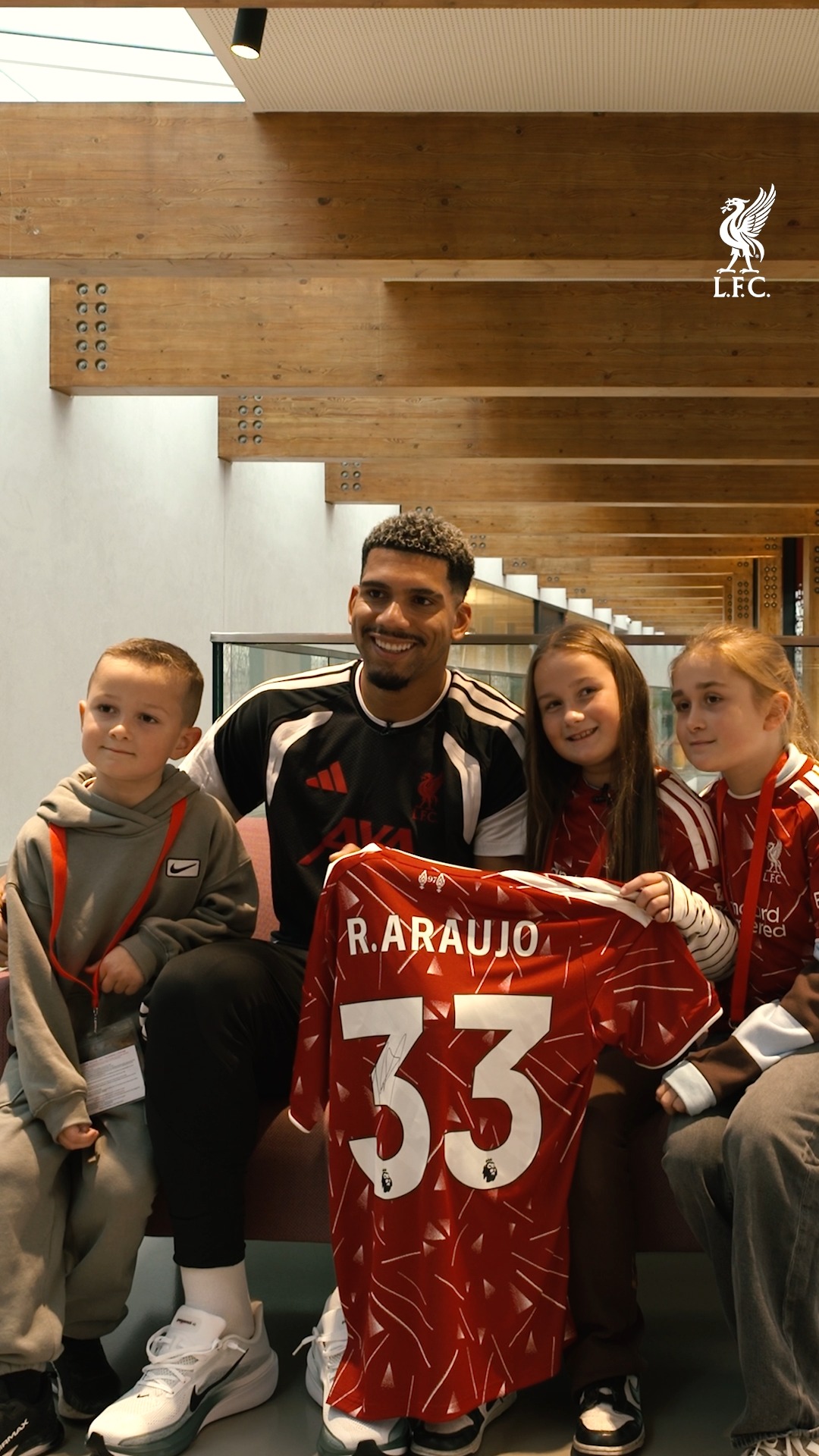 From the Anfield crowd to a special moment at the AXA Training Centre 🙌 ❤️