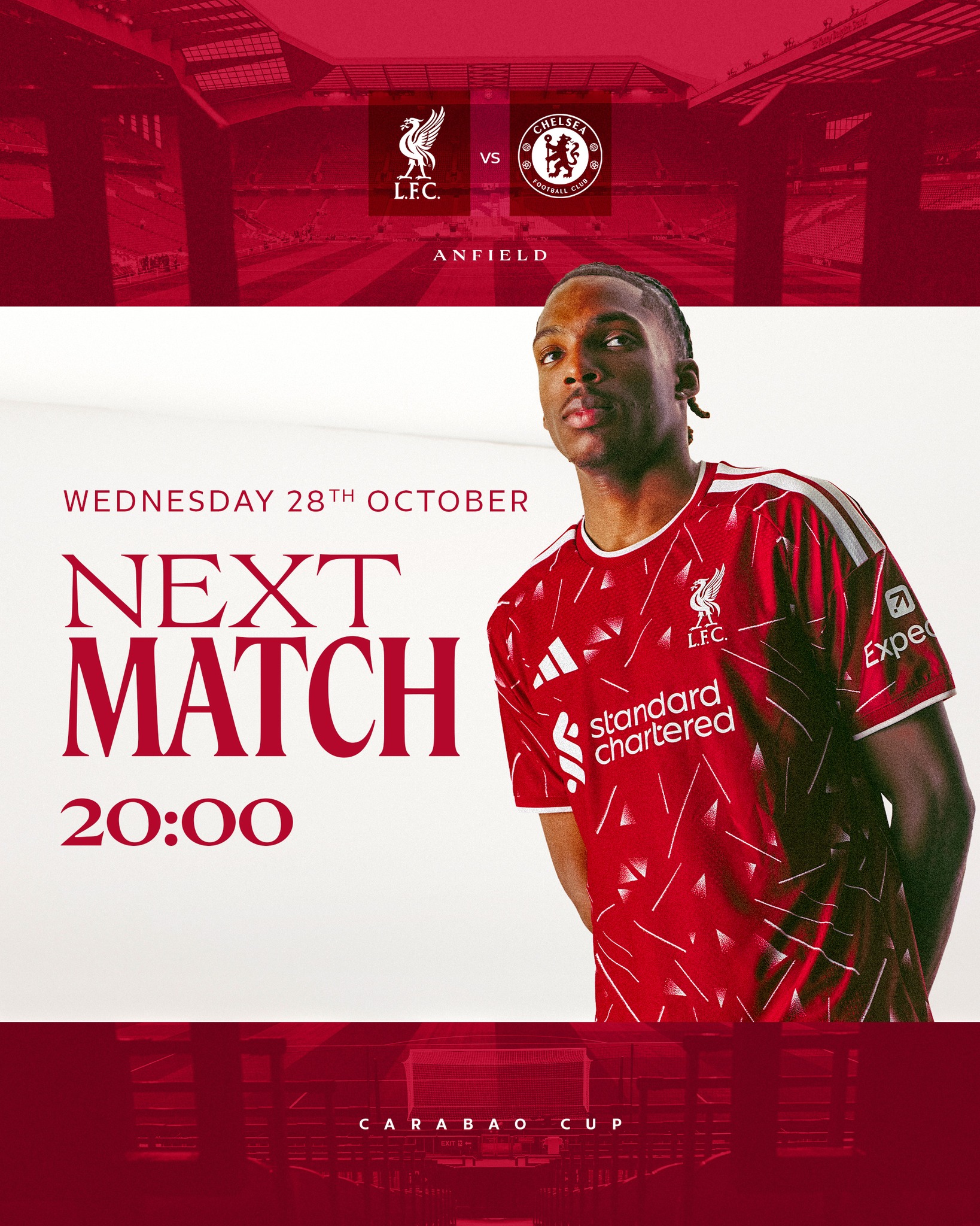 Midweek cup action at Anfield 🤩🏆