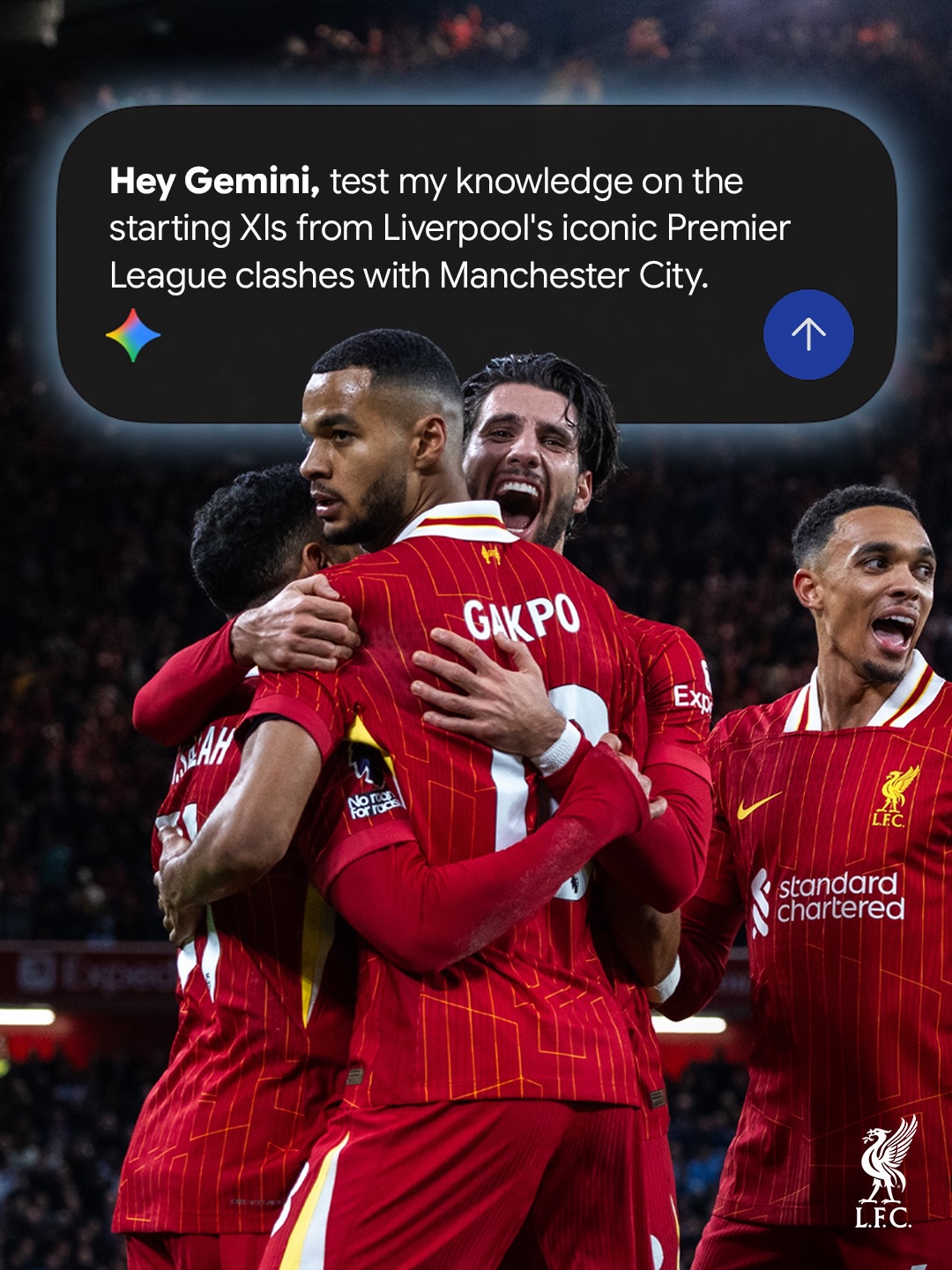 How well do you remember our #LIVMCI line-ups? 💭 Test your memory with googlegemini ✨