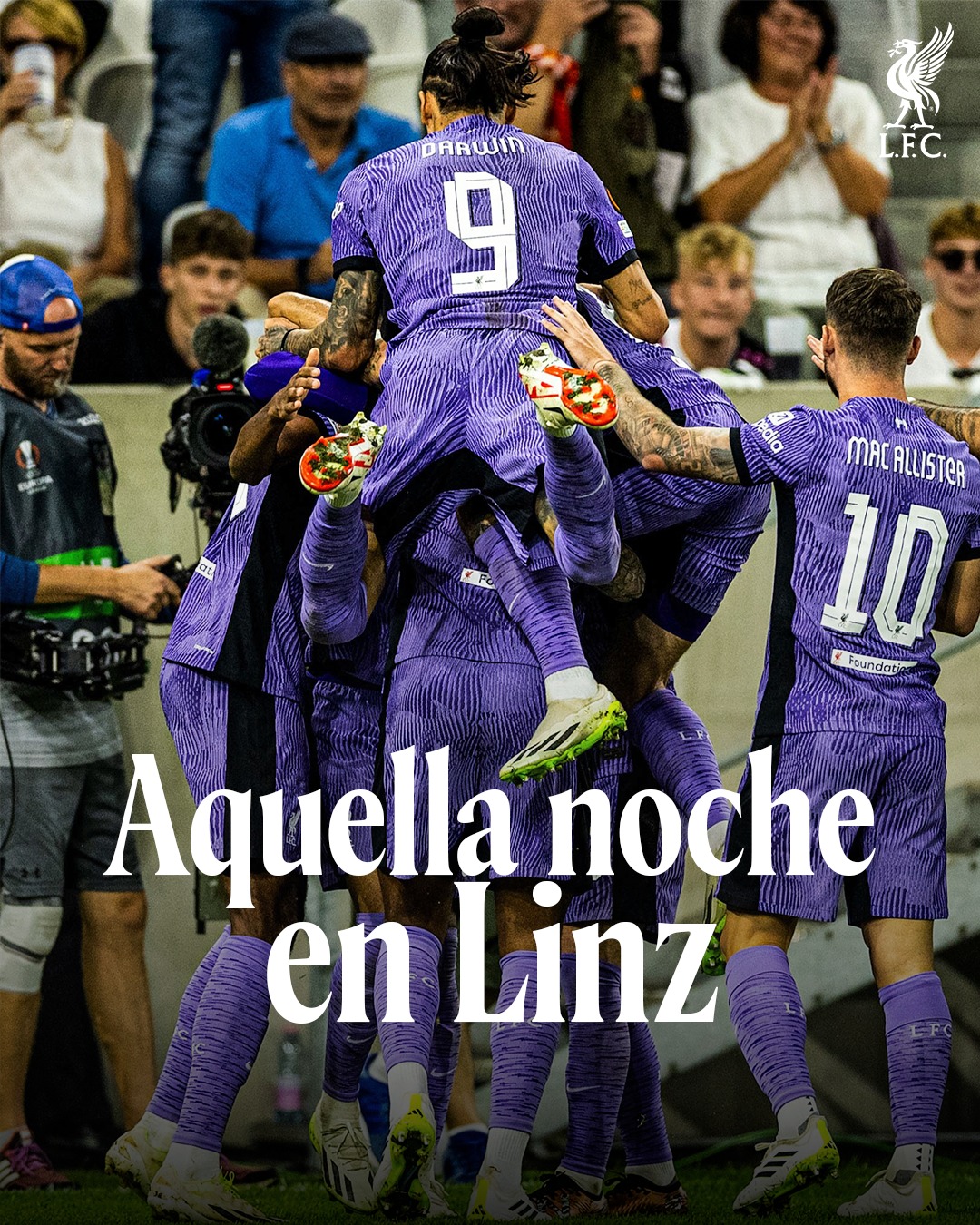 Darwin empató, Lucho remontó y Mo sentenció. Una noche para recordar antes de volver a Austria. 💜
