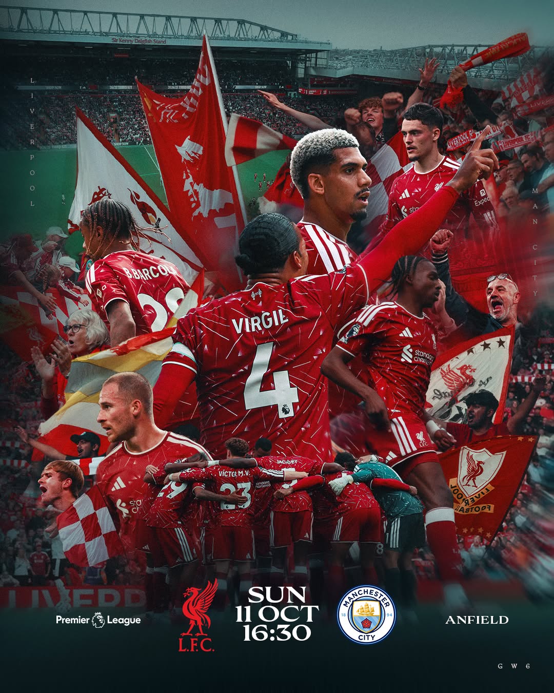 Anfield awaits. Matchday on L4 as we return to #PL action by hosting Manchester City ✊🔴 #LIVMCI