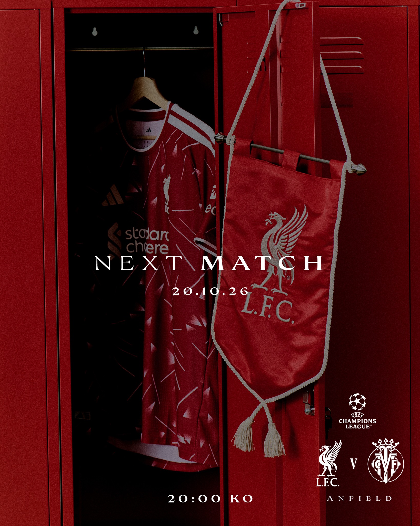 Returning to #UCL action at Anfield on Tuesday 💫