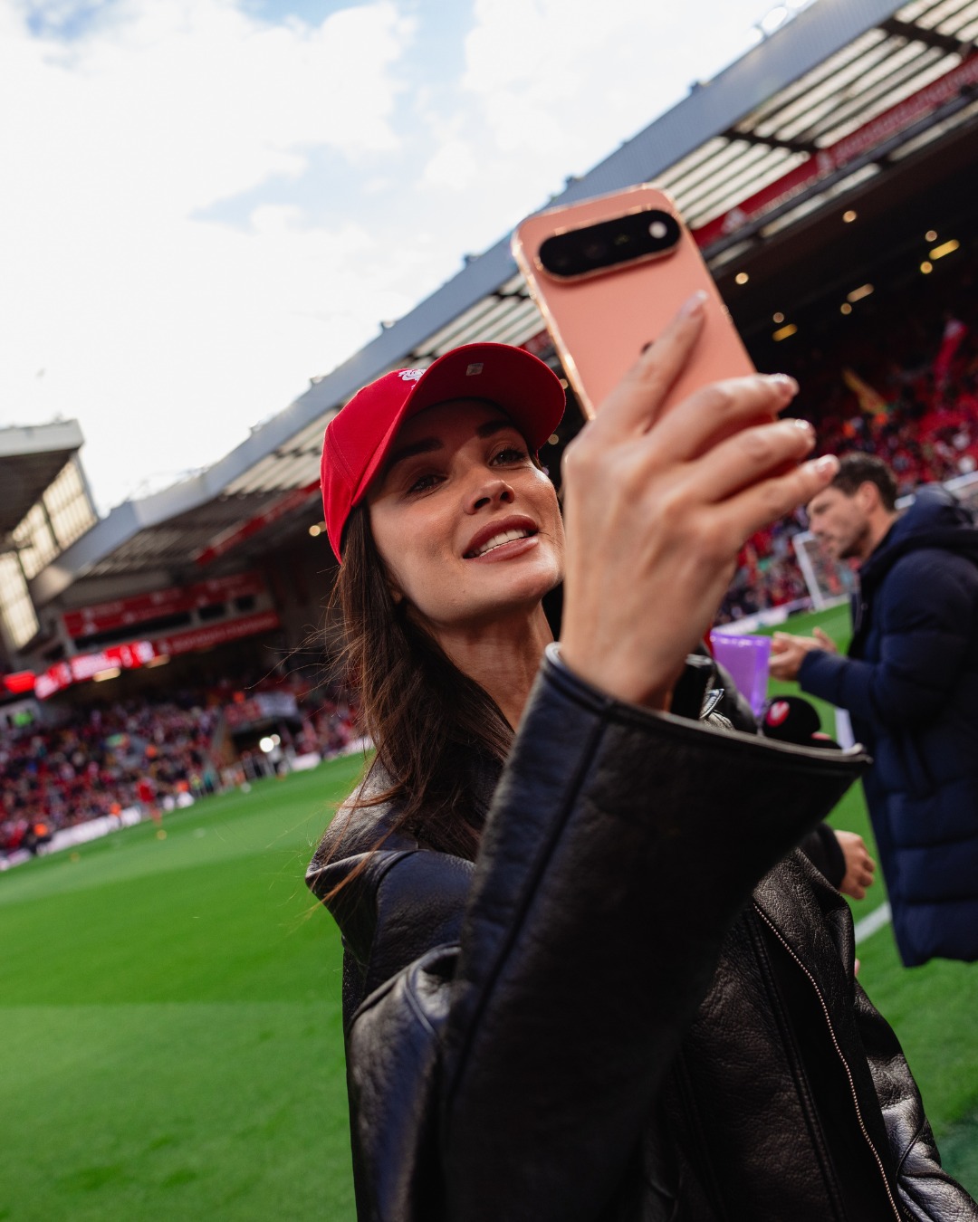 Amy’s Anfield moment ❤️📸 #LiverpoolIndia