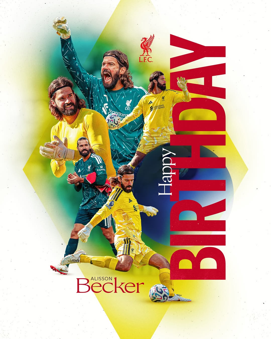 feliz aniversário, Alisson Becker 🇧🇷🙌
