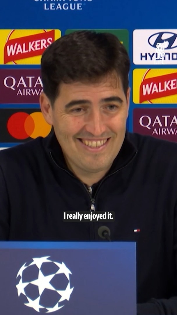Andoni Iraola on the Anfield atmosphere 🤩💬