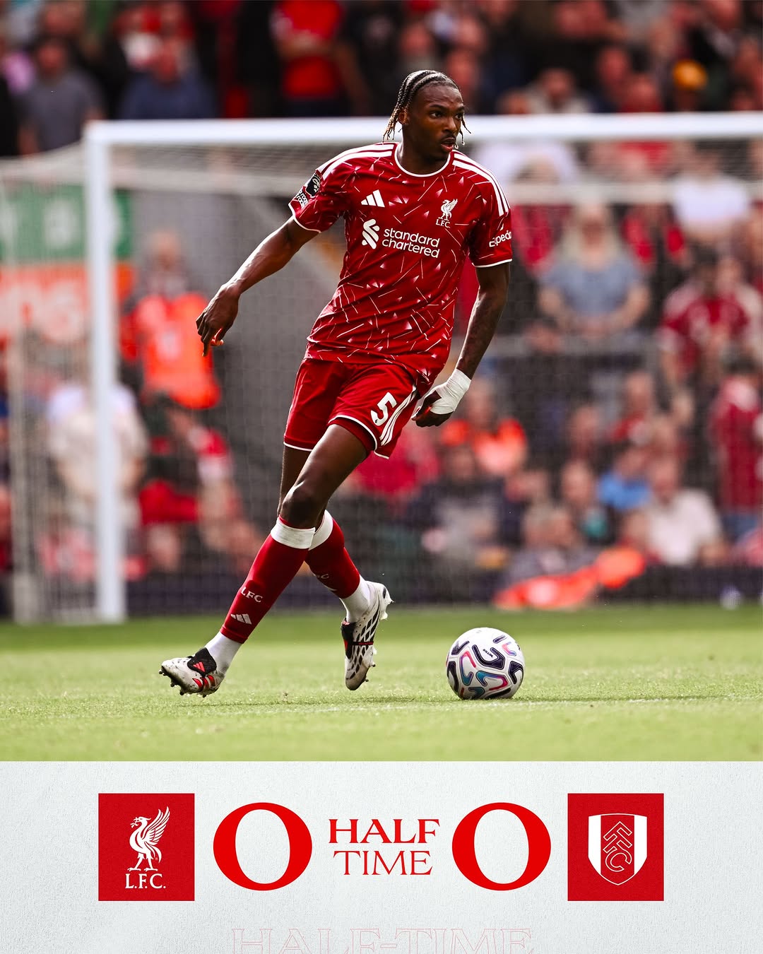 Goalless at the break.