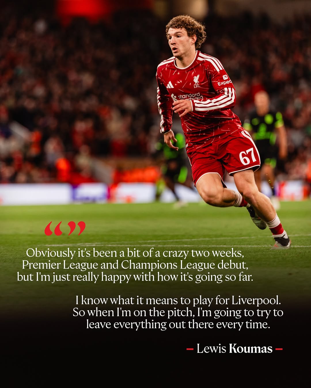 Catching up with Lewis Koumas 💬🔴