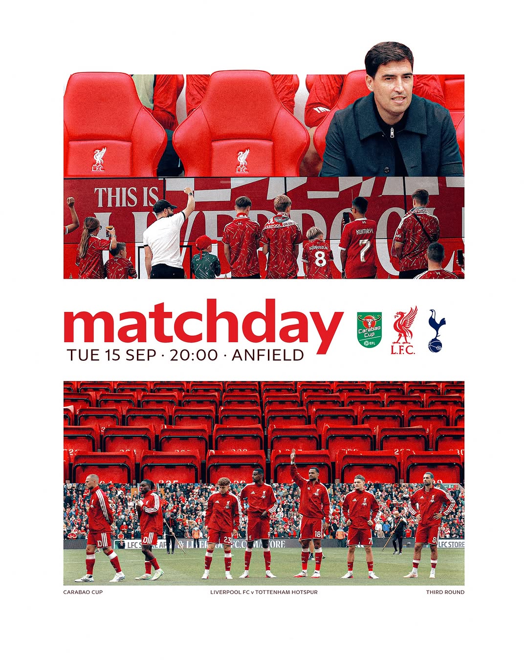 Matchday in the Carabao Cup! 🏆...