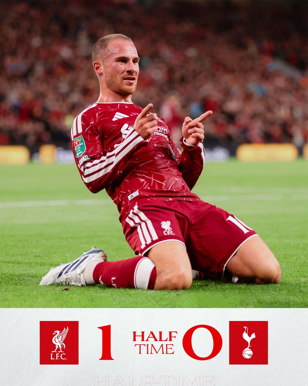 We lead at the break ⏸️