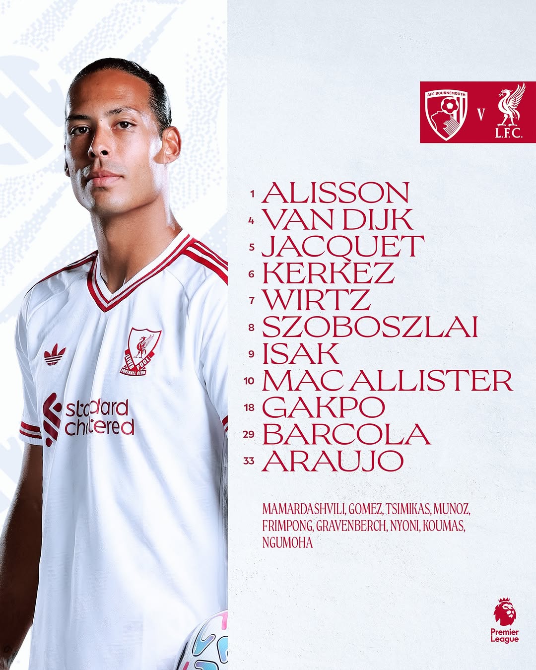 Team news is in 💪