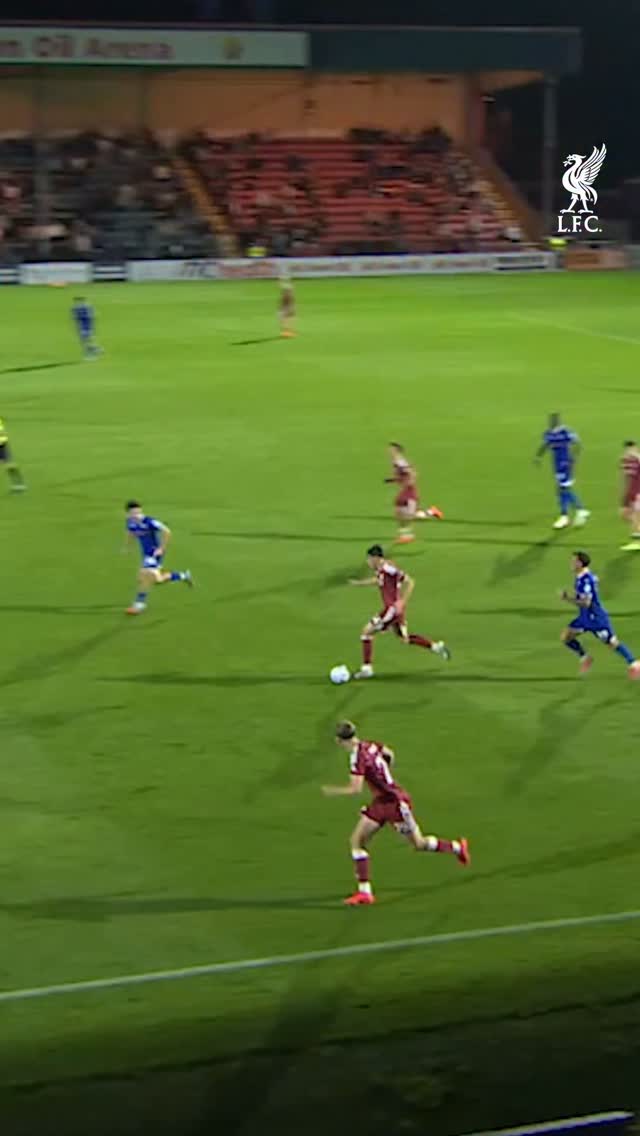 Will Wright's stunner for #LFCU21s against Rochdale 😮‍💨