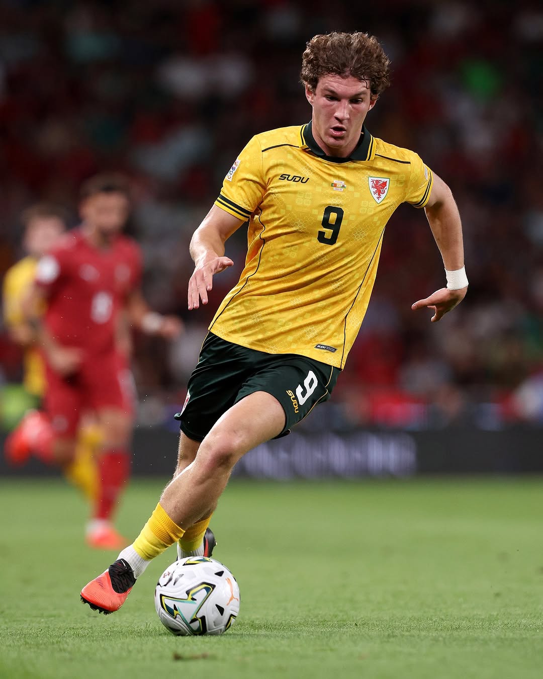 Lewis Koumas started for Wales last night in their UEFA Nations League fixture against Portugal...